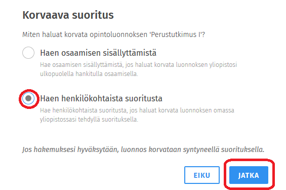 Kuvakaappaus Sisun käyttöliittymästä.
