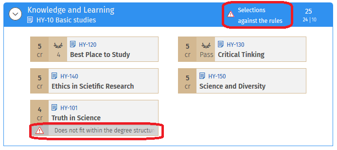 Screenshot of the user interface of Sisu.