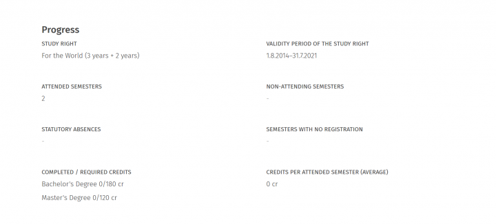 Screenshot of the user interface of Sisu.