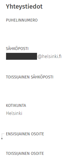 Kuvakaappaus Sisun käyttöliittymästä.