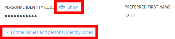 Screenshot of the user interface of Sisu.