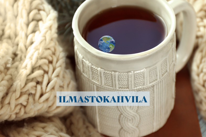 Ilmastokahvila kahvikuppi