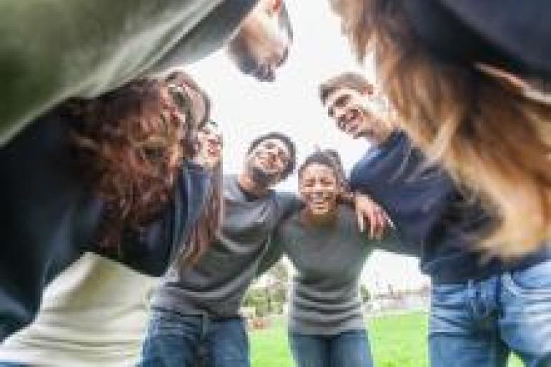 Opiskelijoita ryhmässä