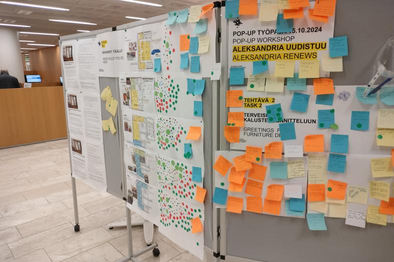 Aleksandria uudistuu pop up -työpaja