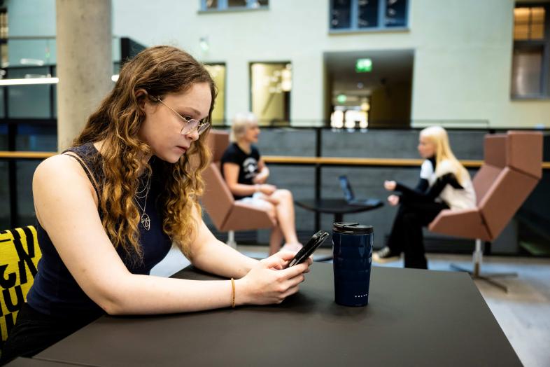 Opiskelijoita Aleksandriassa