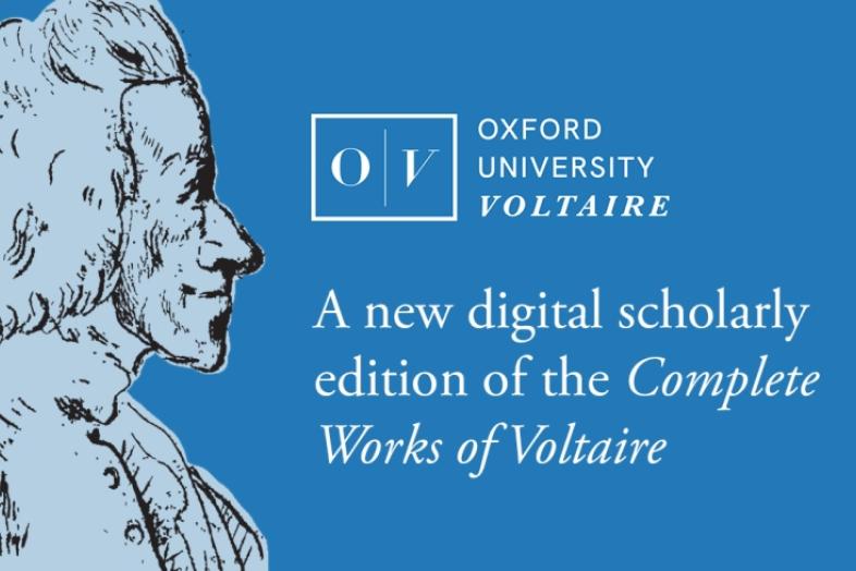 A new digital scholarly edition of the Complete Works of Voltaire.